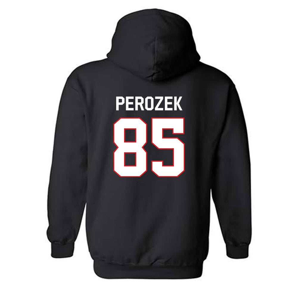 Davidson - NCAA Football : Jack Perozek - Classic Fashion Shersey Hooded Sweatshirt-1