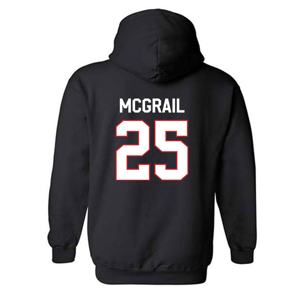 Davidson - NCAA Women's Lacrosse : Kella McGrail - Classic Fashion Shersey Hooded Sweatshirt-1
