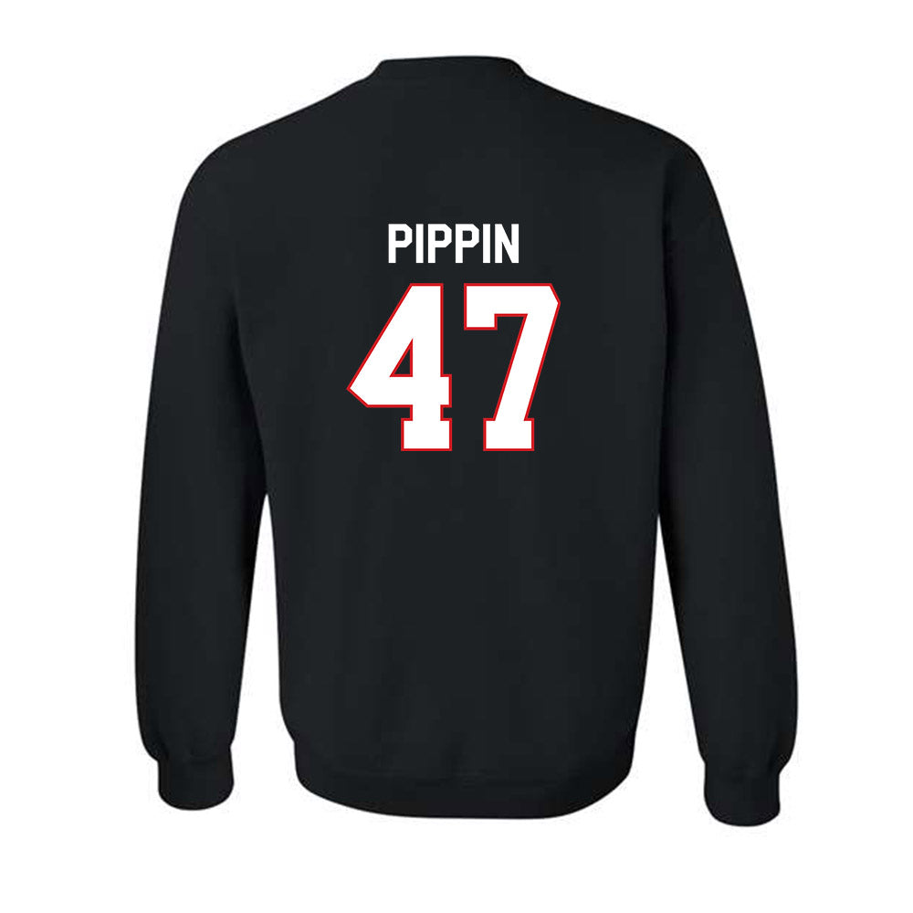 Davidson - NCAA Football : Nash Pippin - Classic Fashion Shersey Crewneck Sweatshirt-1