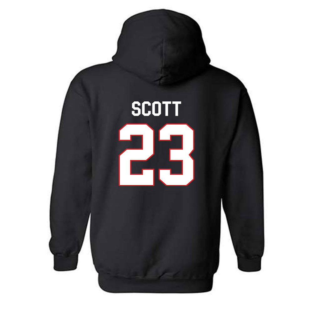 Davidson - NCAA Football : Nakoma Scott - Classic Fashion Shersey Hooded Sweatshirt-1