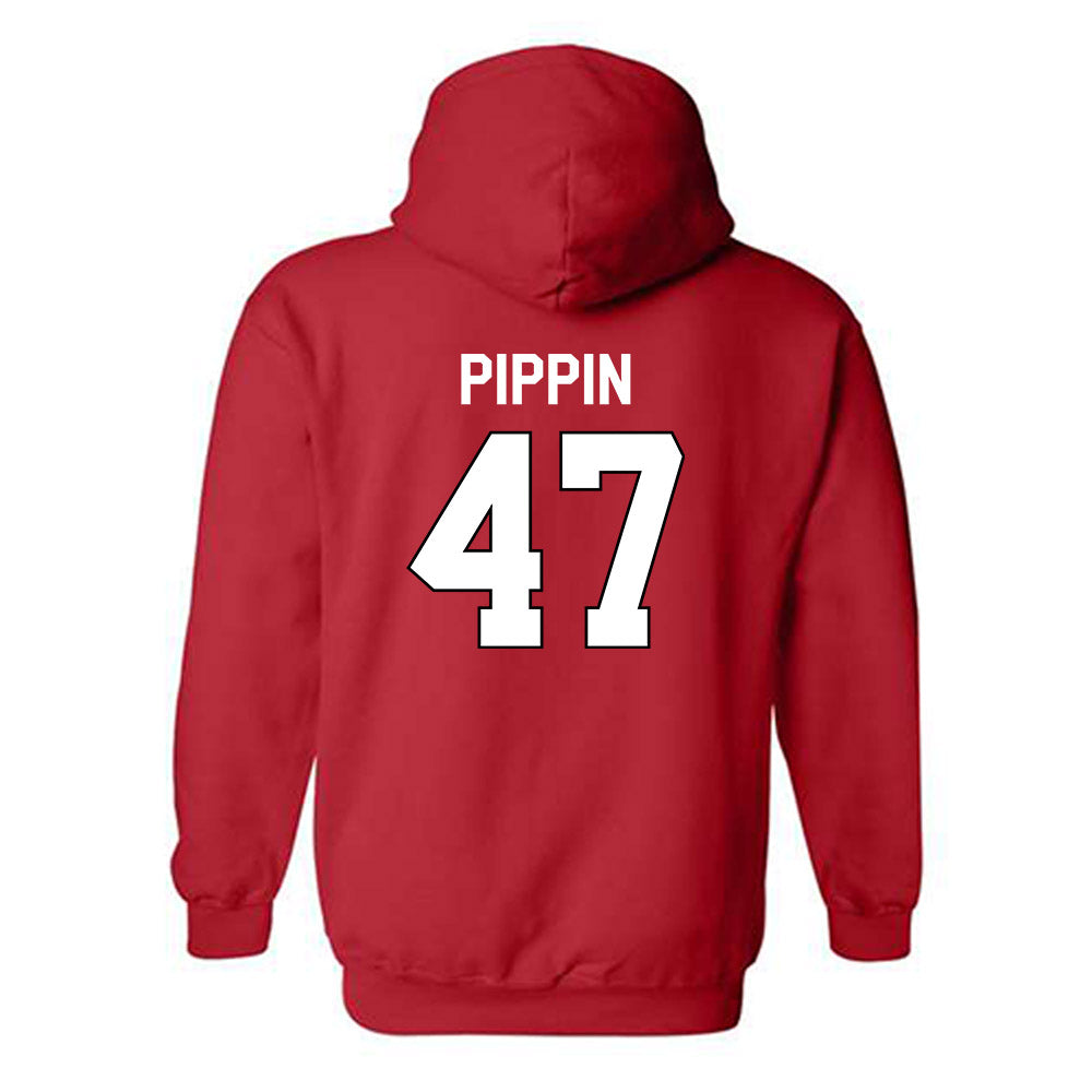 Davidson - NCAA Football : Nash Pippin - Classic Fashion Shersey Hooded Sweatshirt-1