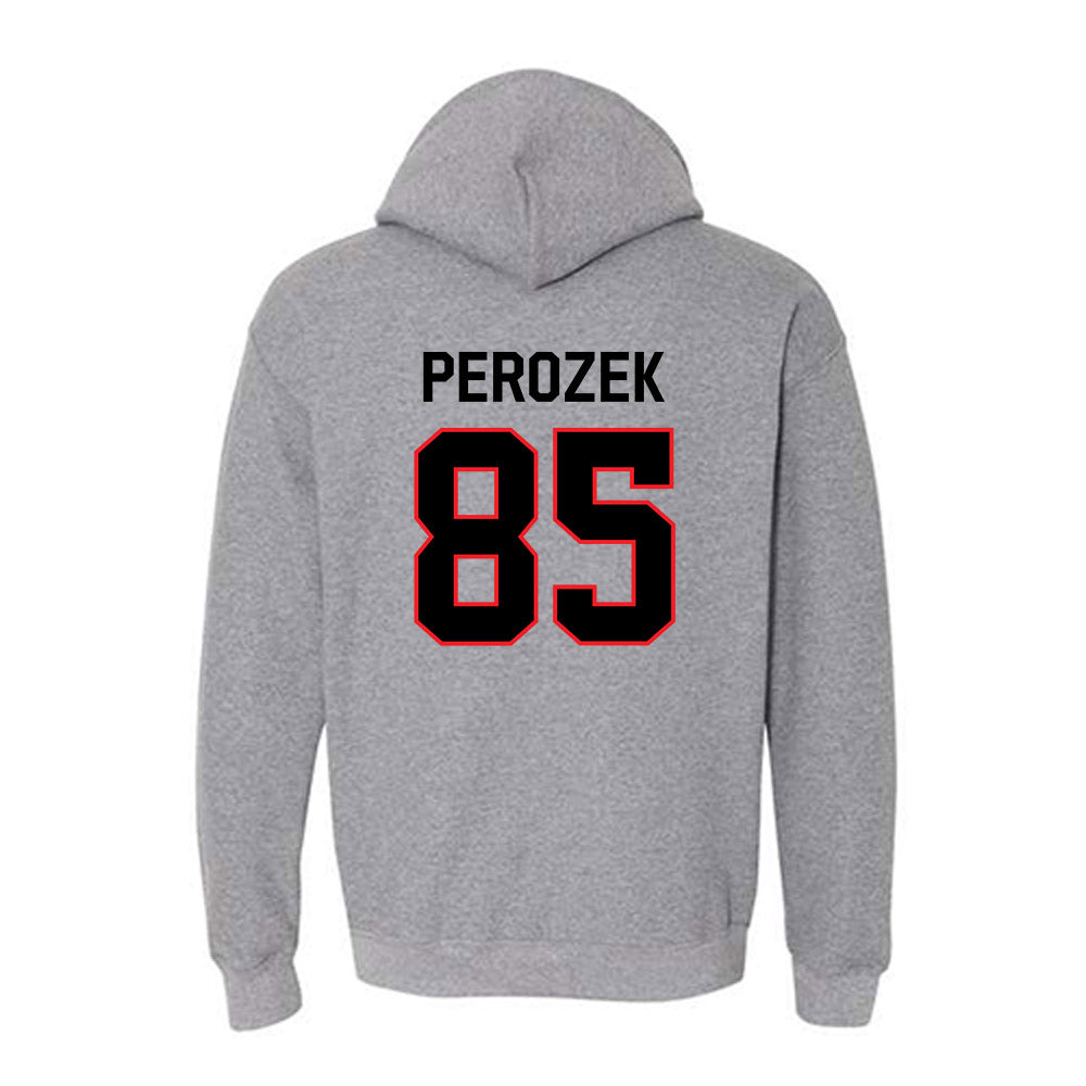 Davidson - NCAA Football : Jack Perozek - Classic Fashion Shersey Hooded Sweatshirt-1