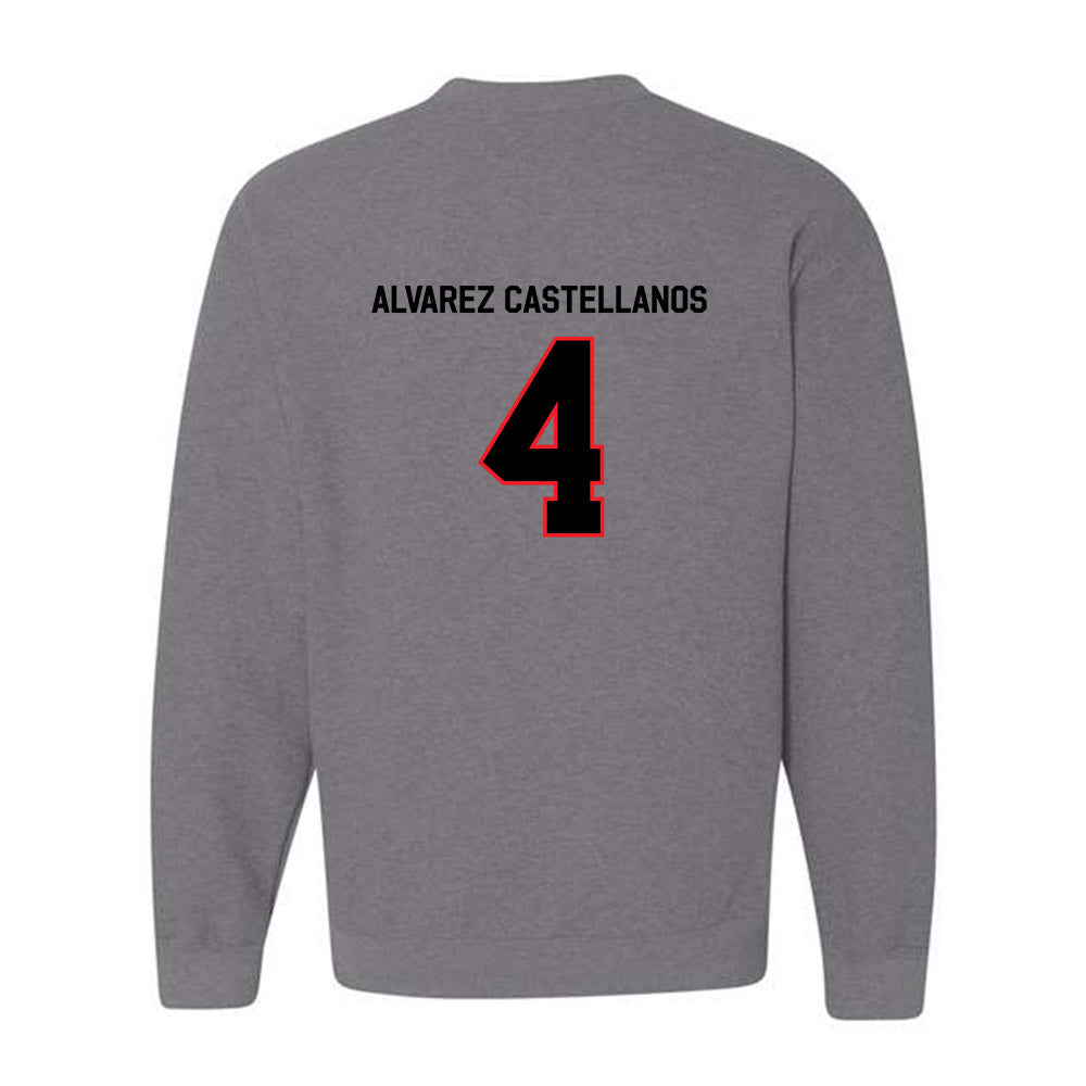 Davidson - NCAA Women's Basketball : Elena Alvarez Castellanos - Classic Fashion Shersey Crewneck Sweatshirt-1