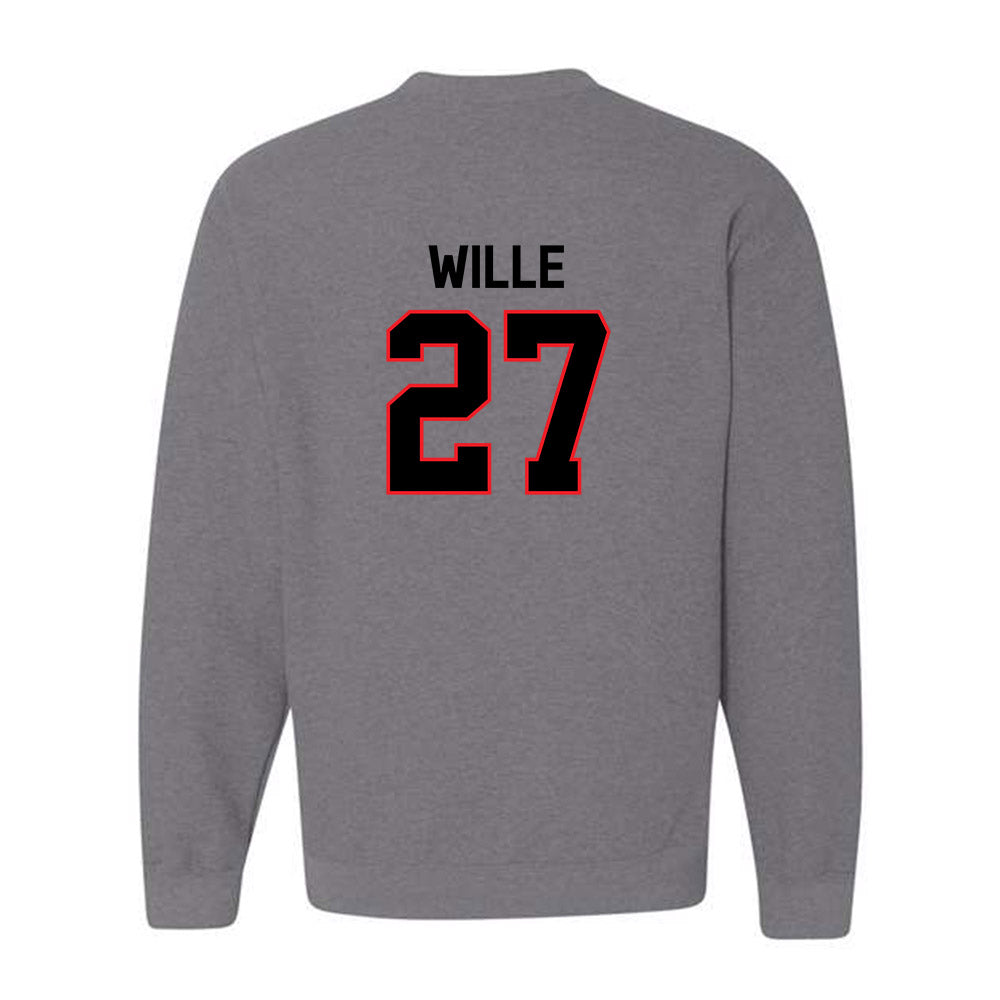 Davidson - NCAA Baseball : Tyler Wille - Classic Fashion Shersey Crewneck Sweatshirt-1