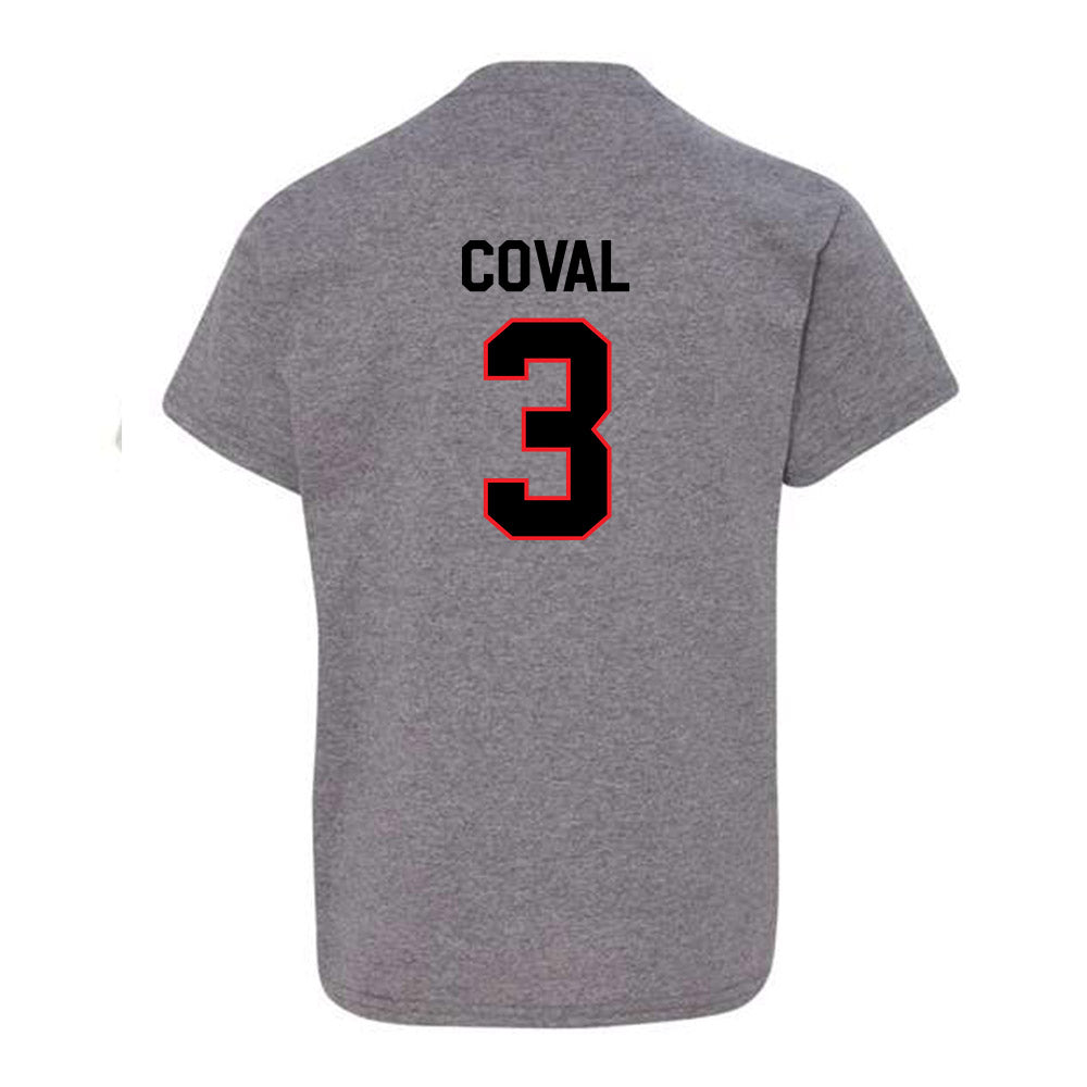 Davidson - NCAA Men's Basketball : Nick Coval - Classic Fashion Shersey Youth T-Shirt