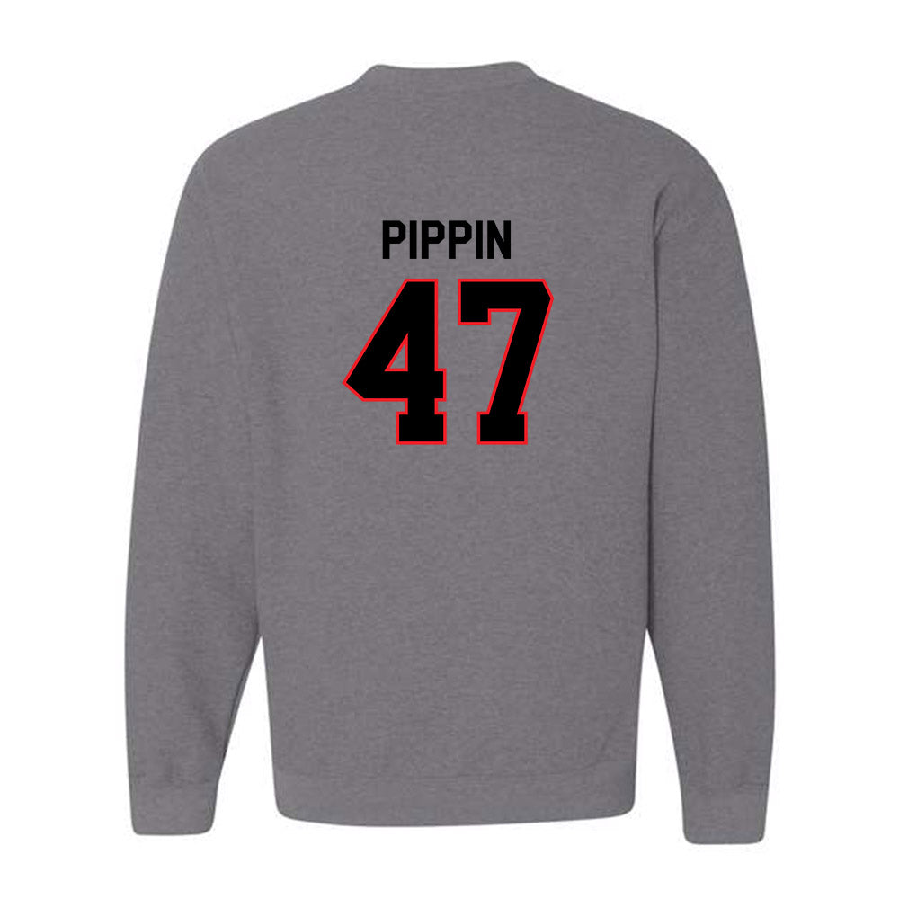 Davidson - NCAA Football : Nash Pippin - Classic Fashion Shersey Crewneck Sweatshirt-1
