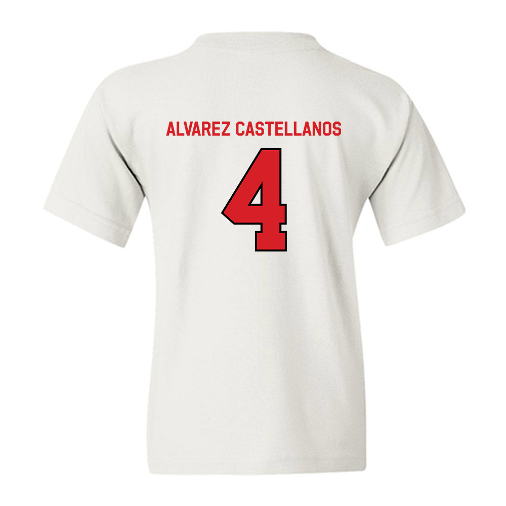 Davidson - NCAA Women's Basketball : Elena Alvarez Castellanos - Classic Fashion Shersey Youth T-Shirt-1