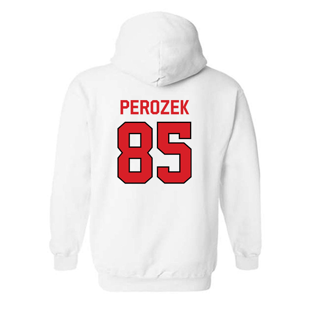Davidson - NCAA Football : Jack Perozek - Classic Fashion Shersey Hooded Sweatshirt-1