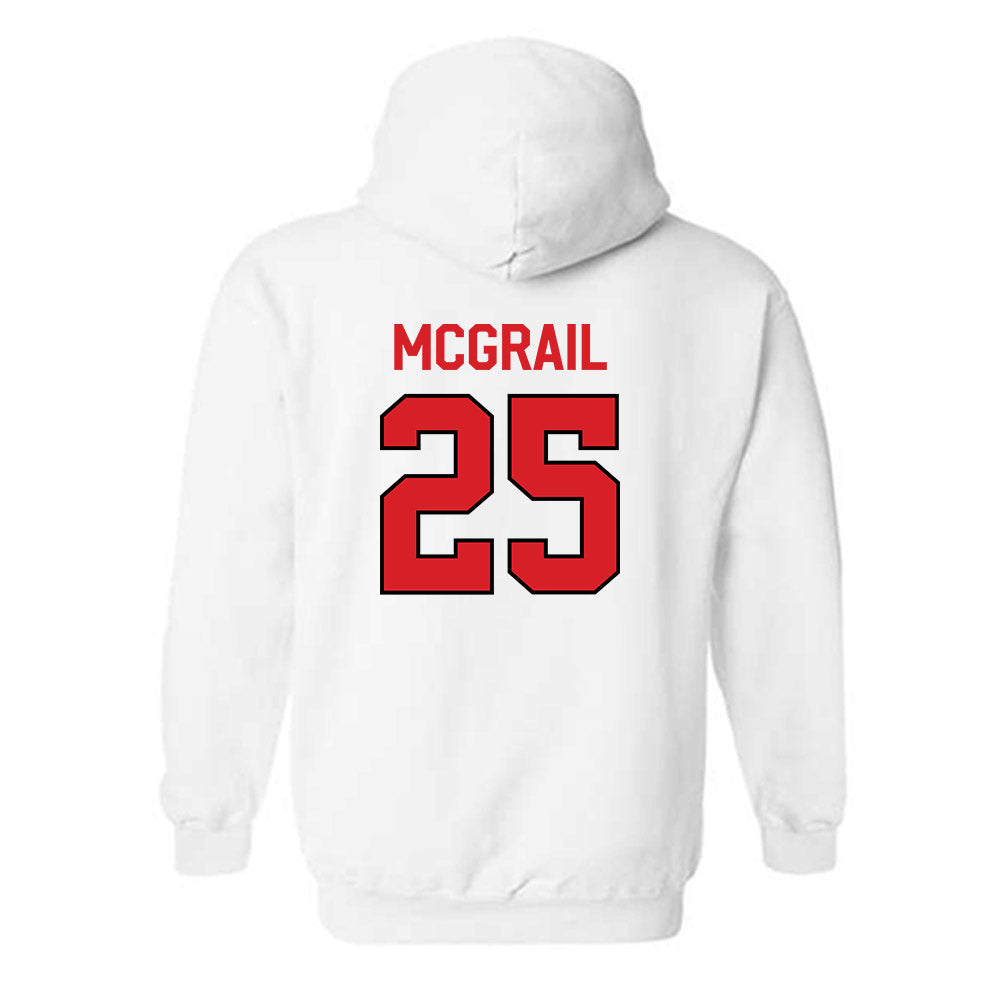 Davidson - NCAA Women's Lacrosse : Kella McGrail - Classic Fashion Shersey Hooded Sweatshirt-1