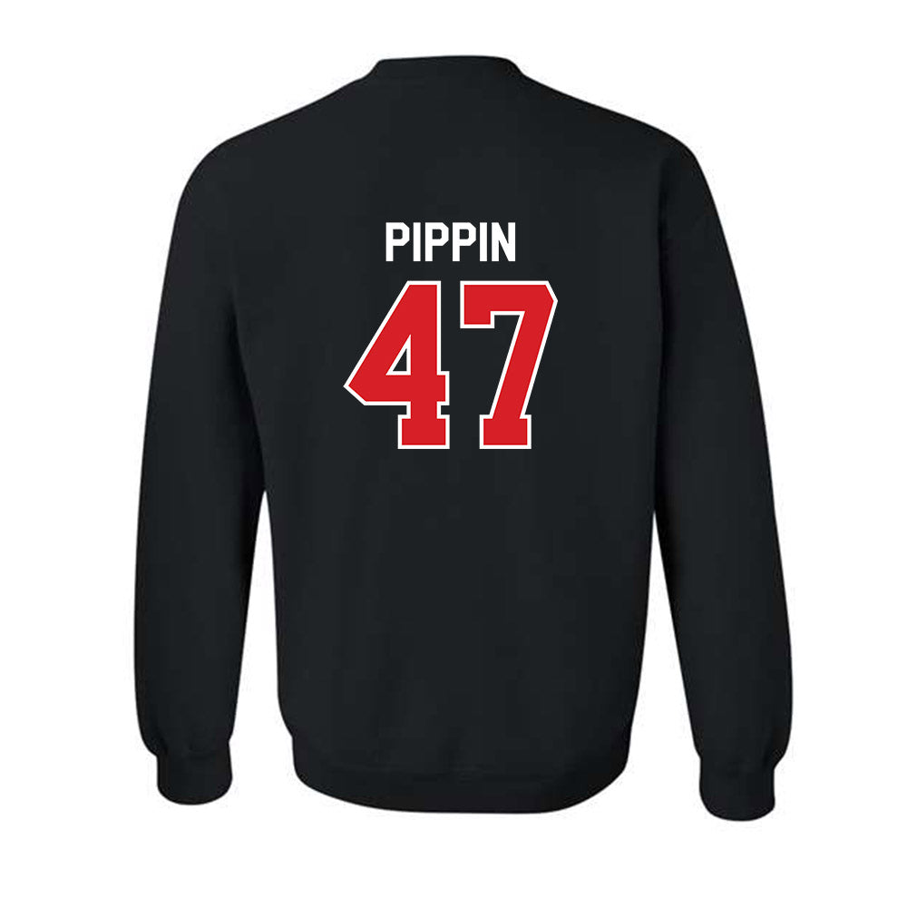 Davidson - NCAA Football : Nash Pippin - Classic Fashion Shersey Crewneck Sweatshirt-1