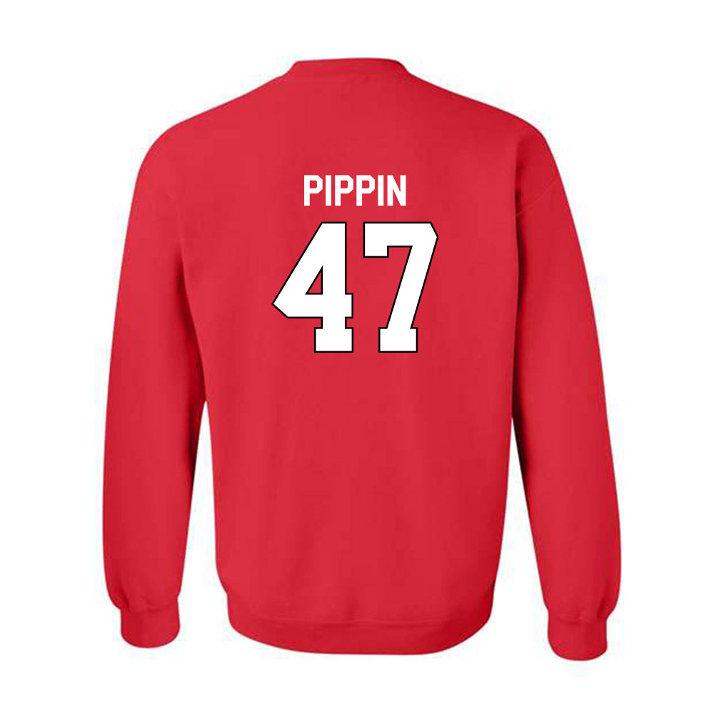 Davidson - NCAA Football : Nash Pippin - Classic Fashion Shersey Crewneck Sweatshirt-1