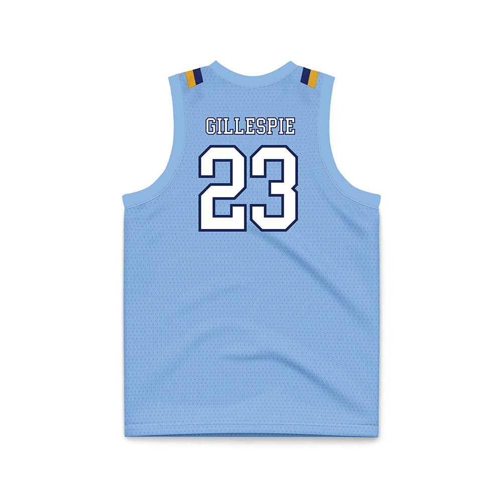 Kent State - NCAA Men's Basketball : Delrecco Gillespie - Baby Blue Basketball Jersey-1