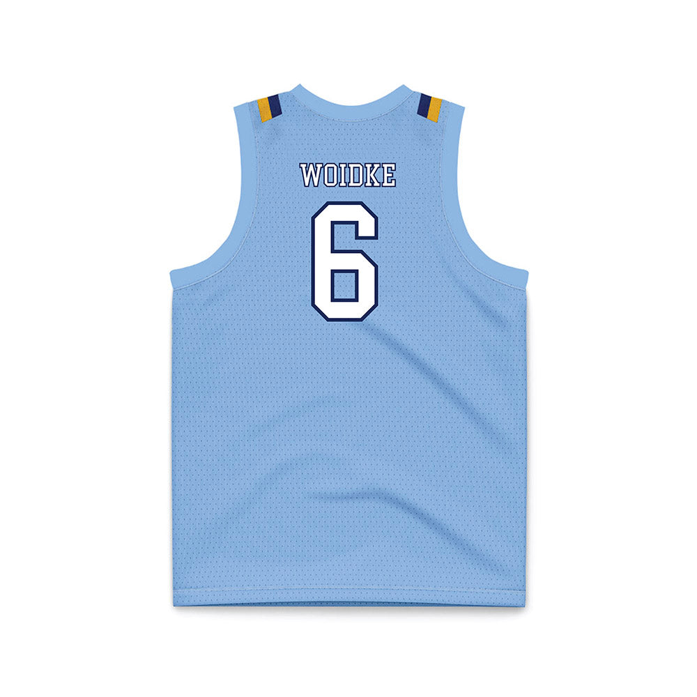 Kent State - NCAA Men's Basketball : Quinn Woidke - Baby Blue Basketball Jersey-1