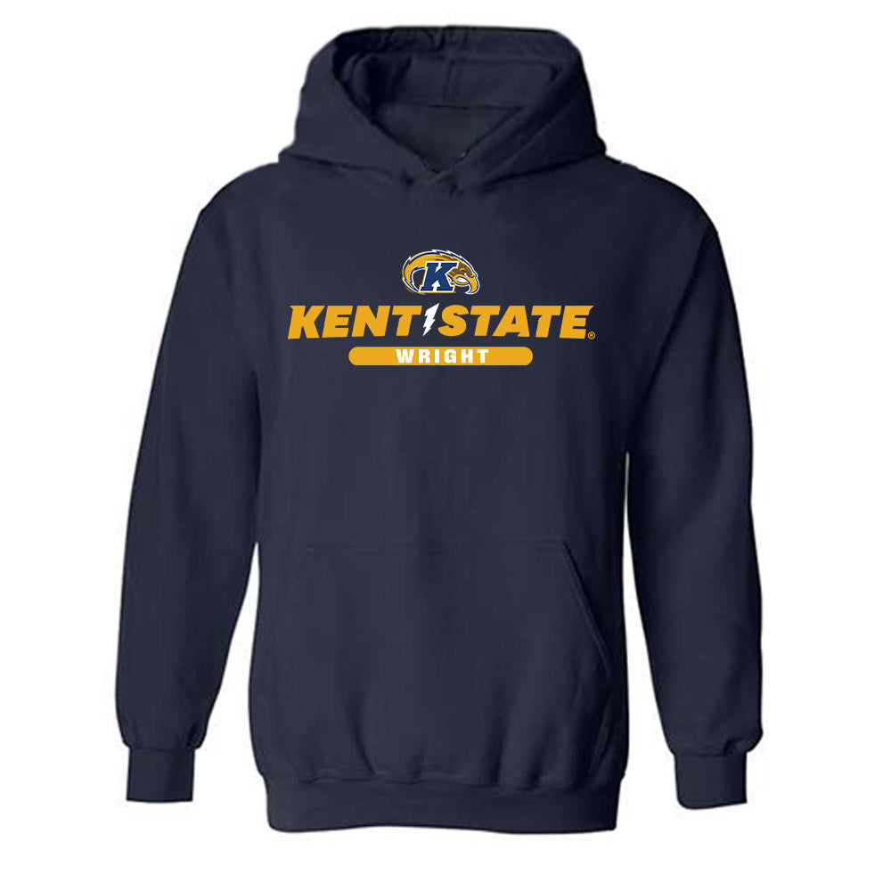 Kent State - NCAA Women's Track & Field : Briana Wright - Hooded Sweatshirt Classic Fashion Shersey