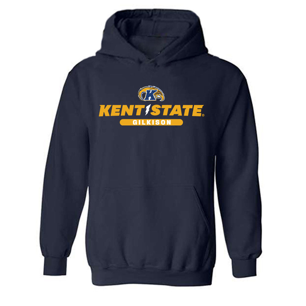 Kent State - NCAA Men's Golf : Jordan Gilkison - Classic Fashion Shersey Hooded Sweatshirt-0