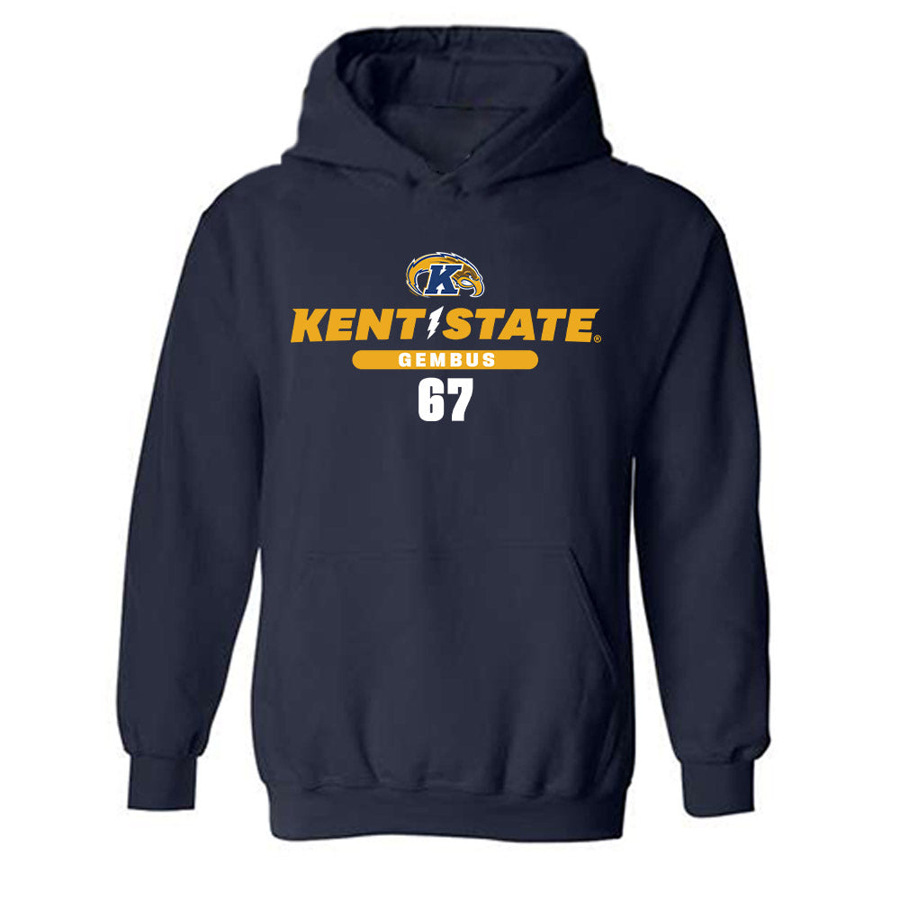 Kent State - NCAA Football : Max Gembus - Classic Fashion Shersey Hooded Sweatshirt-0