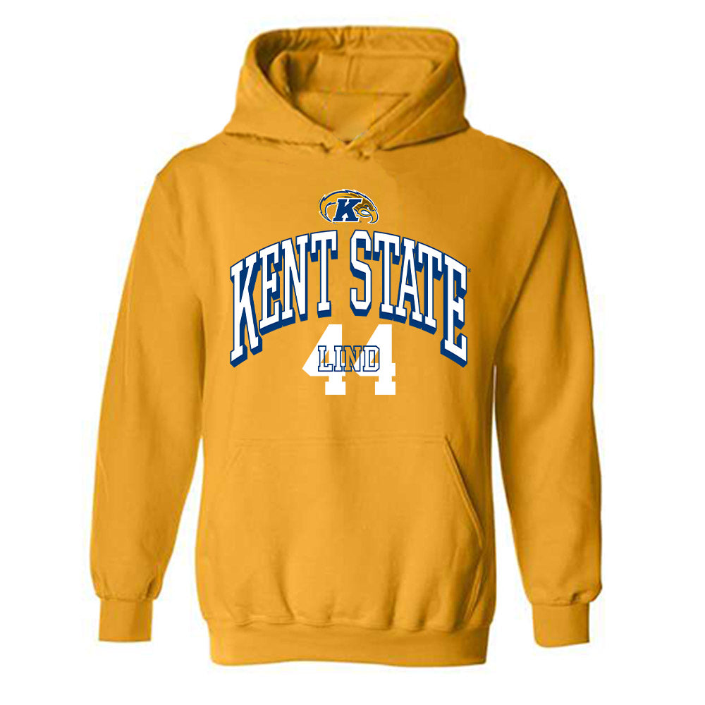 Kent State - NCAA Baseball : Parker Lind - Classic Fashion Shersey Hooded Sweatshirt-0