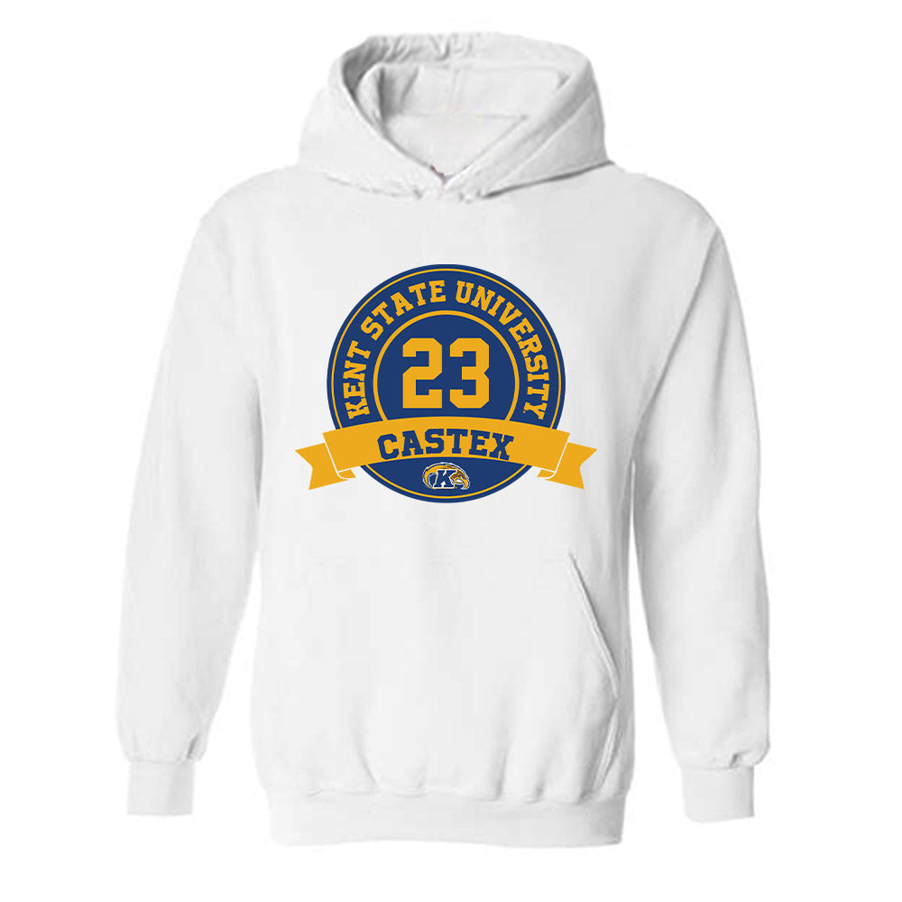 Kent State - NCAA Football : Ezekiel Castex - Classic Fashion Shersey Hooded Sweatshirt-0