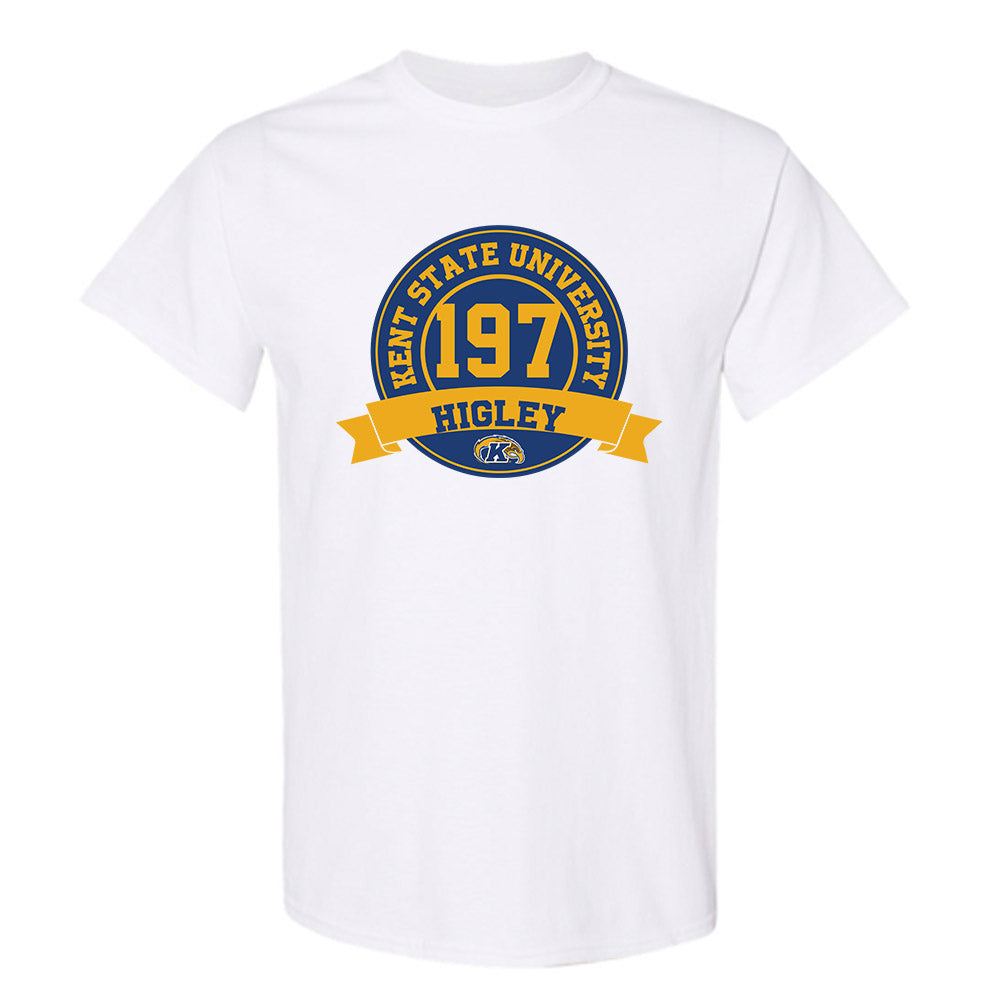 Kent State - NCAA Wrestling : Mason Higley - Classic Fashion Shersey T-Shirt-0