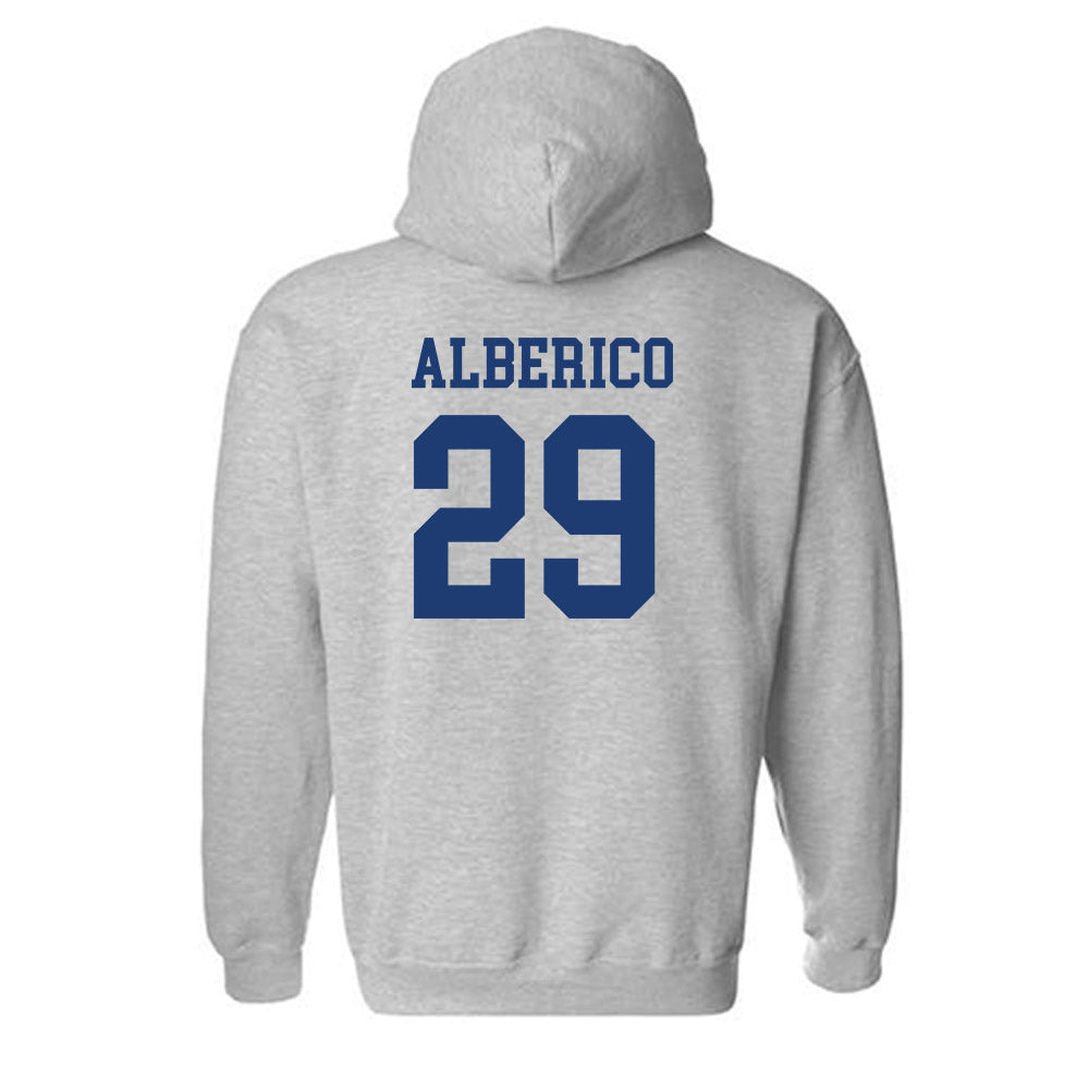 - NCAA Baseball : Alex Alberico - Classic Fashion Shersey Hooded Sweatshirt-1