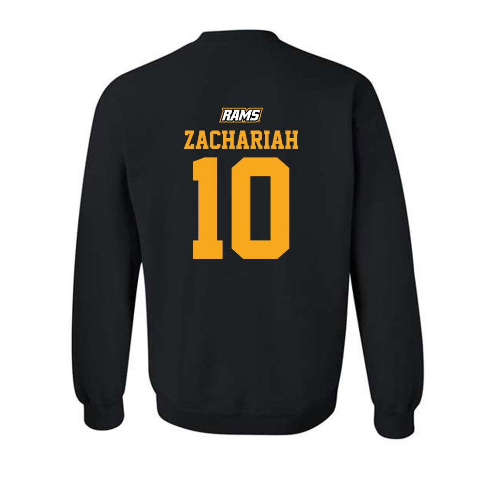 VCU - NCAA Women's Basketball : Ann Zachariah - Sports Shersey Crewneck Sweatshirt-1