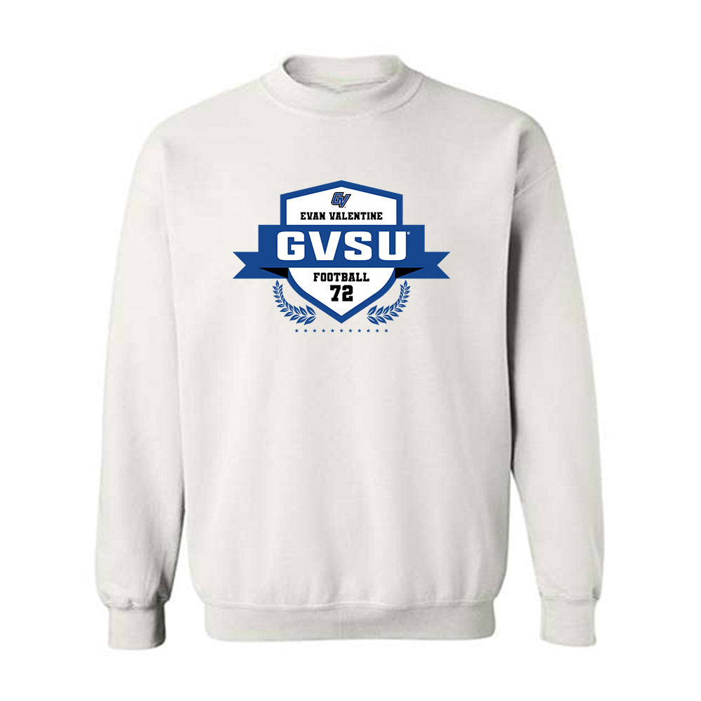 Grand Valley - NCAA Football : Evan Valentine - Classic Fashion Shersey Crewneck Sweatshirt-0