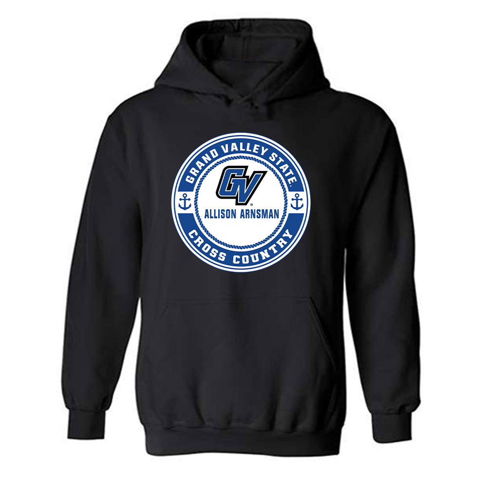 Grand Valley - NCAA Women's Cross Country : Allison Arnsman - Classic Fashion Shersey Hooded Sweatshirt-0
