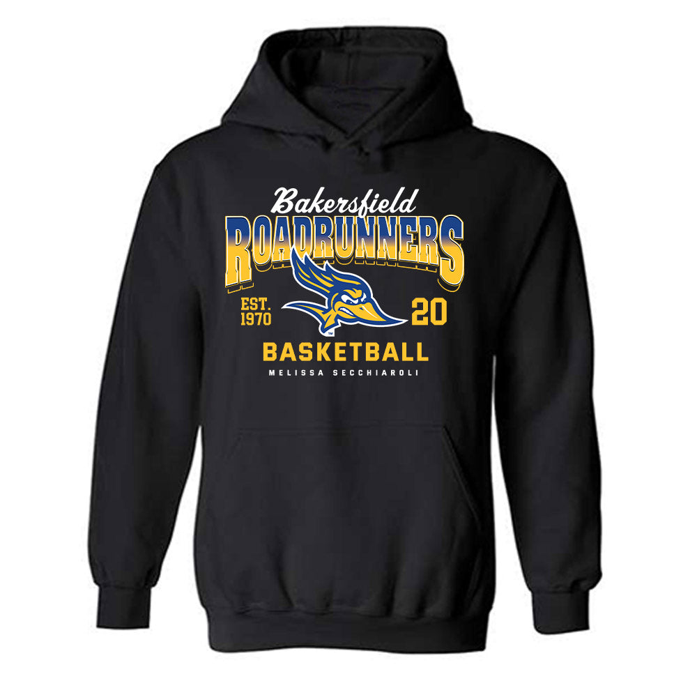CSU Bakersfield - NCAA Women's Basketball : Melissa Secchiaroli - Classic Fashion Shersey Hooded Sweatshirt