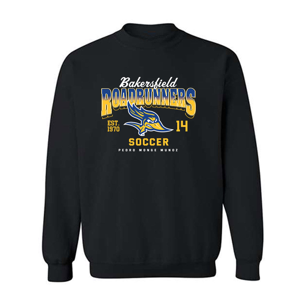 CSU Bakersfield - NCAA Men's Soccer : Pedro Monge munoz - Crewneck Sweatshirt Classic Fashion Shersey