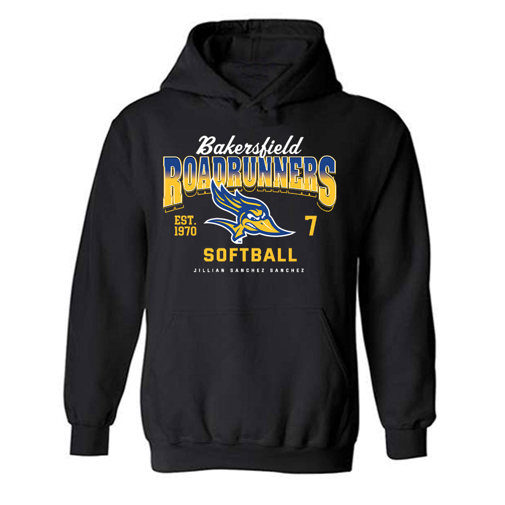 CSU Bakersfield - NCAA Softball : Jillian Sanchez Sanchez - Classic Fashion Shersey Hooded Sweatshirt