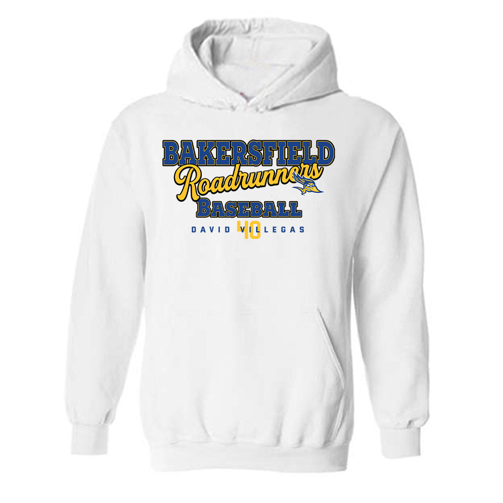 CSU Bakersfield - NCAA Baseball : David Villegas - Classic Fashion Shersey Hooded Sweatshirt