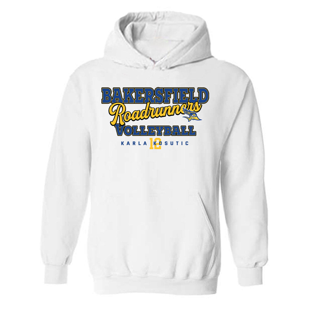 CSU Bakersfield - NCAA Women's Volleyball : Karla Kosutic - Classic Fashion Shersey Hooded Sweatshirt-0
