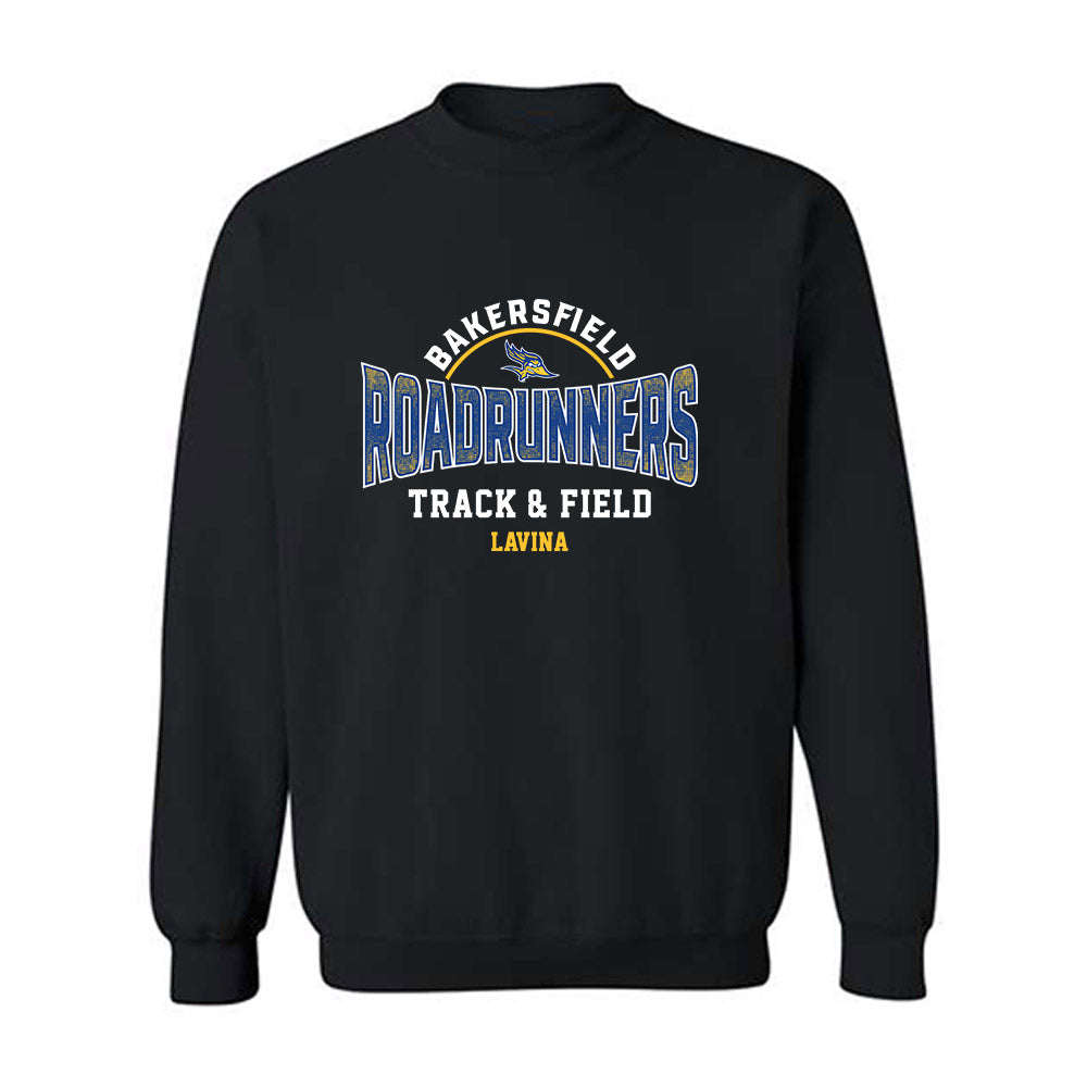 CSU Bakersfield - NCAA Men's Track & Field : Ethan Lavina - Classic Fashion Shersey Crewneck Sweatshirt-0