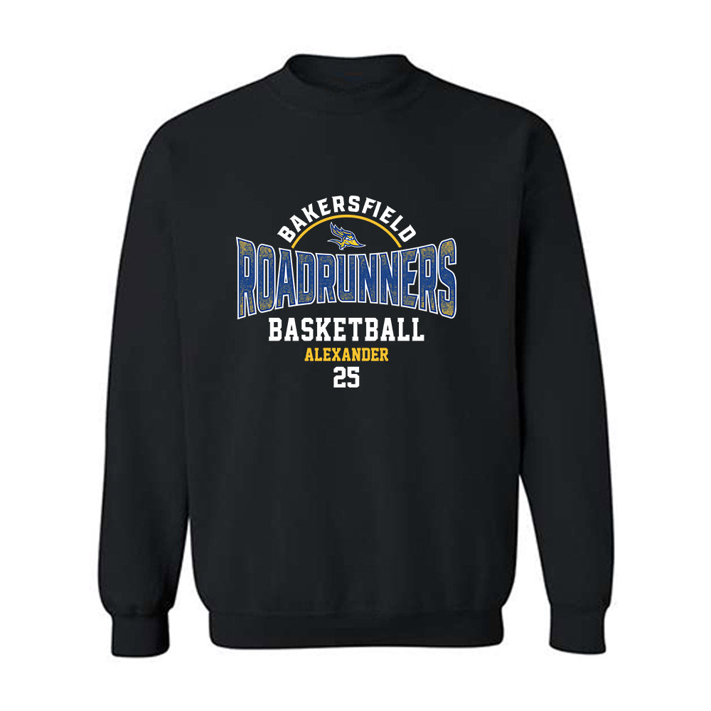 CSU Bakersfield - NCAA Men's Basketball : Jaden Alexander - Classic Fashion Shersey Crewneck Sweatshirt-0