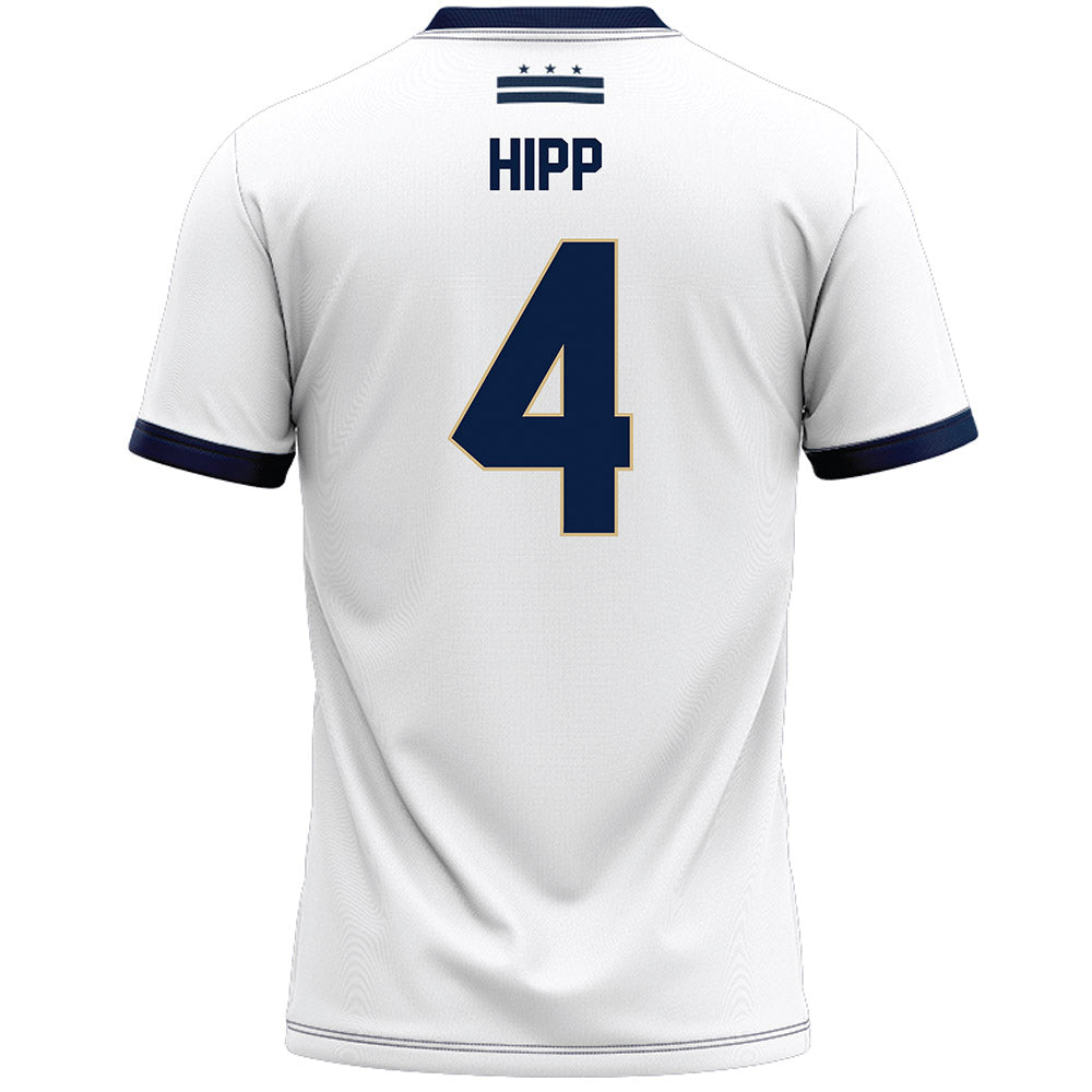 GWU - NCAA Women's Lacrosse : Katie Hipp - White Lacrosse Jersey-1