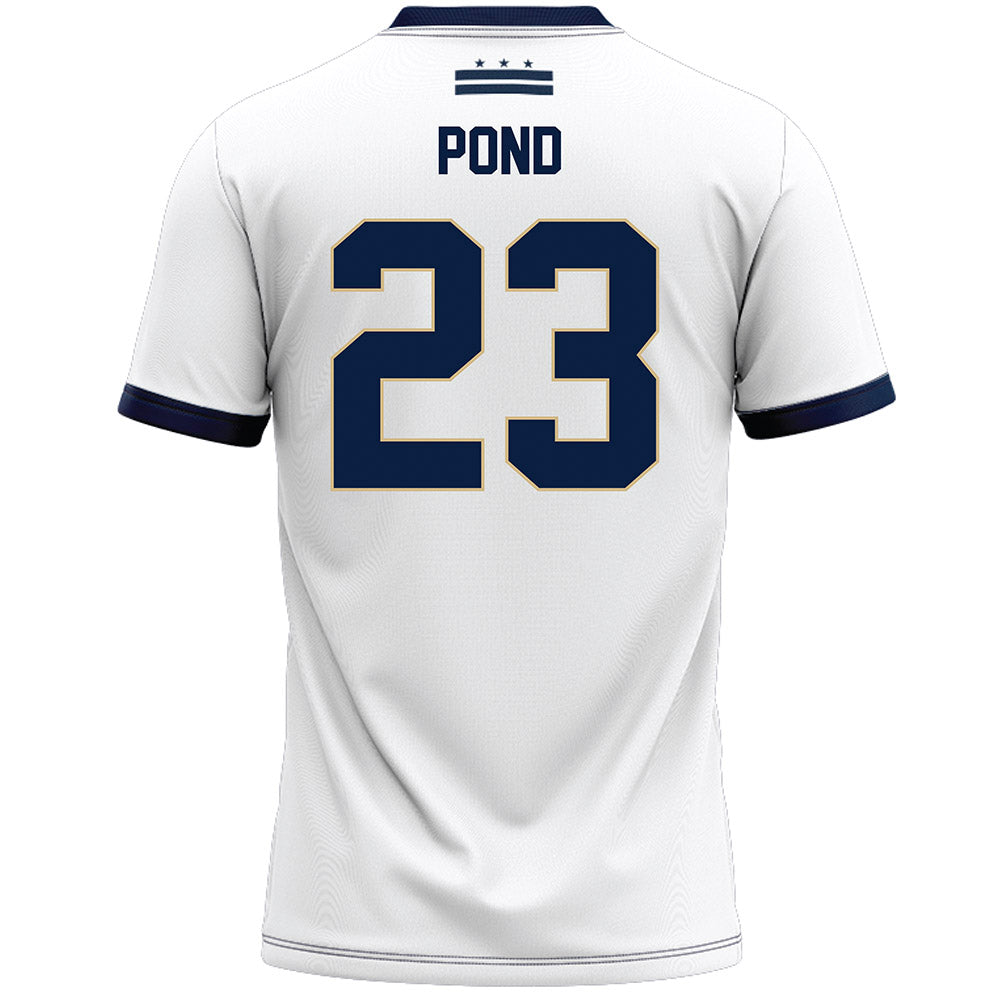 GWU - NCAA Women's Lacrosse : Margaret Pond - White Lacrosse Jersey-1