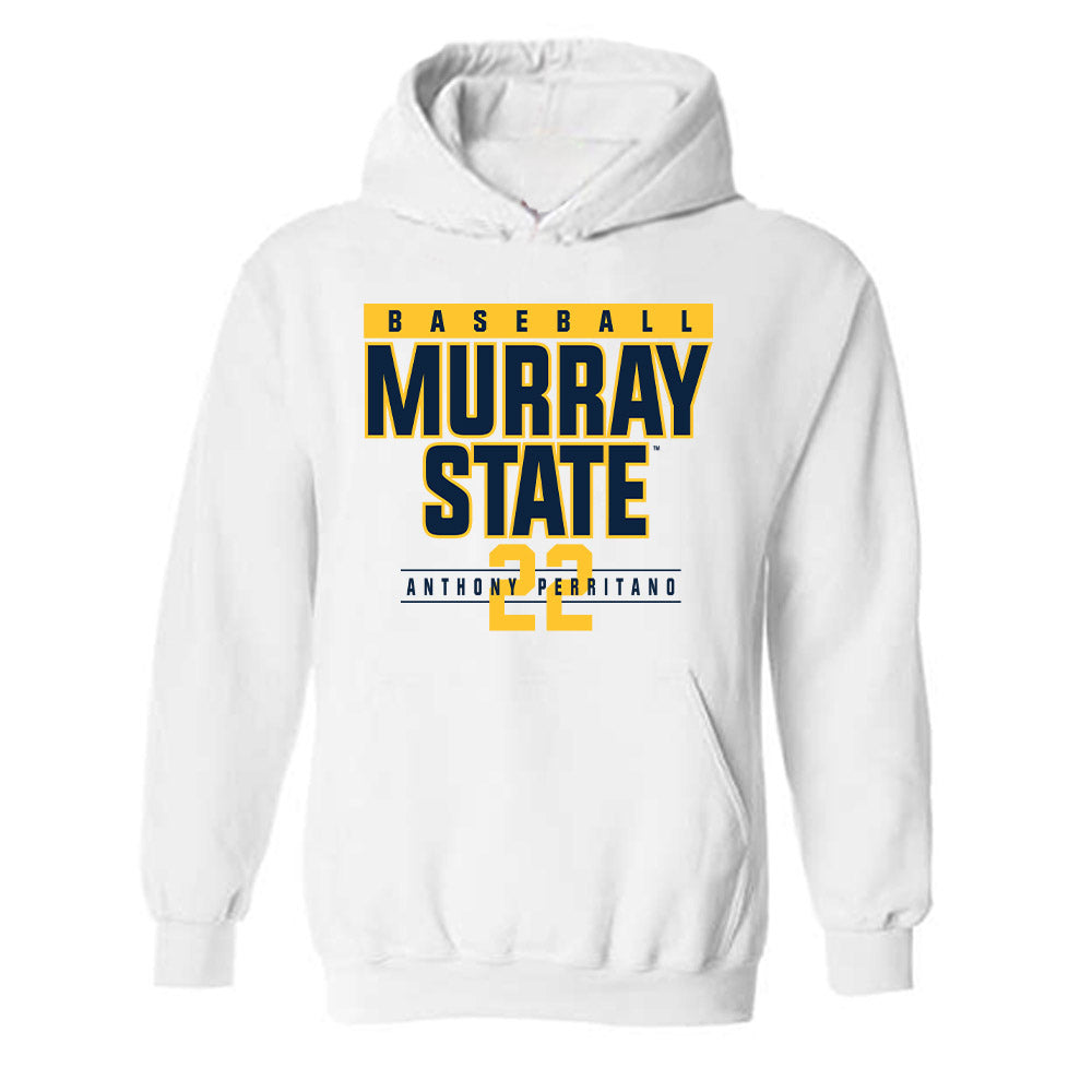 Murray State - NCAA Baseball : Anthony Perritano - Classic Fashion Shersey Hooded Sweatshirt-0