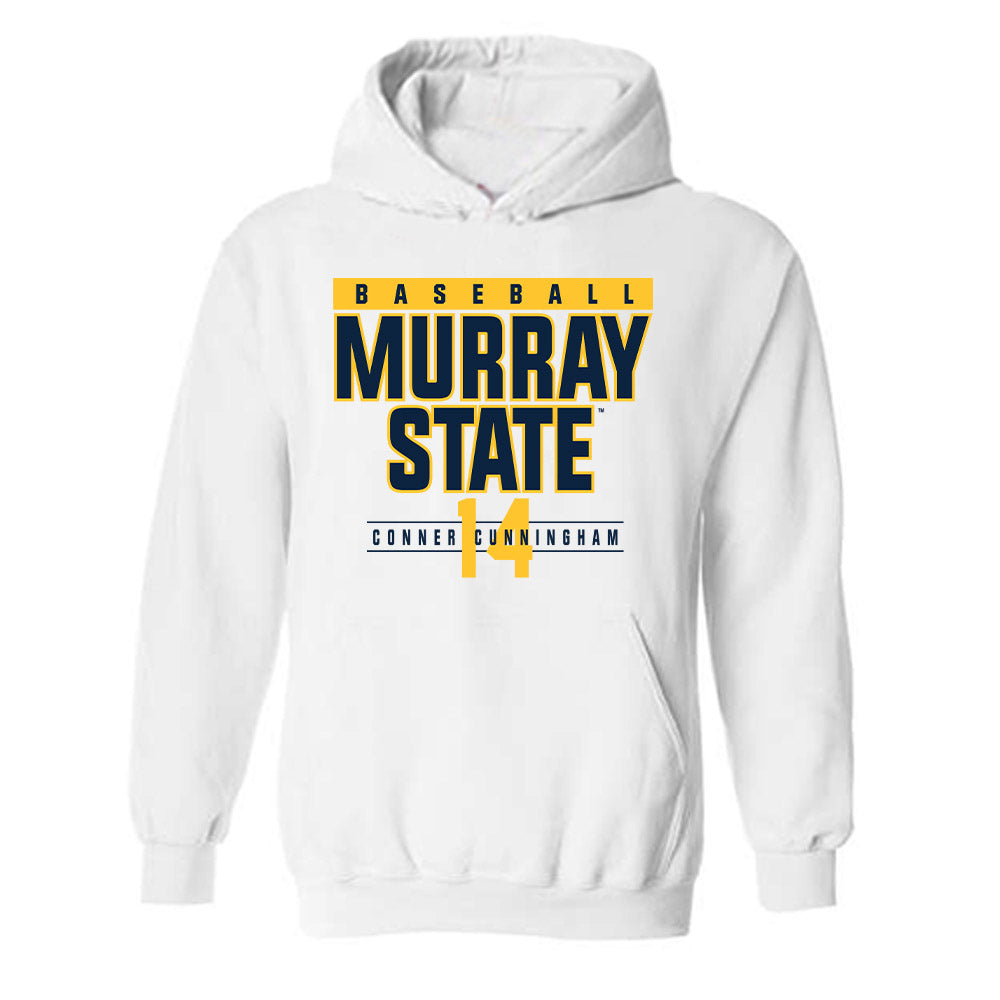 Murray State - NCAA Baseball : Conner Cunningham - Classic Fashion Shersey Hooded Sweatshirt