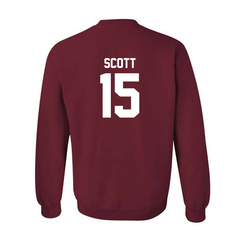 Alabama - NCAA Women's Basketball : Ta'Mia Scott - Crewneck Sweatshirt-1