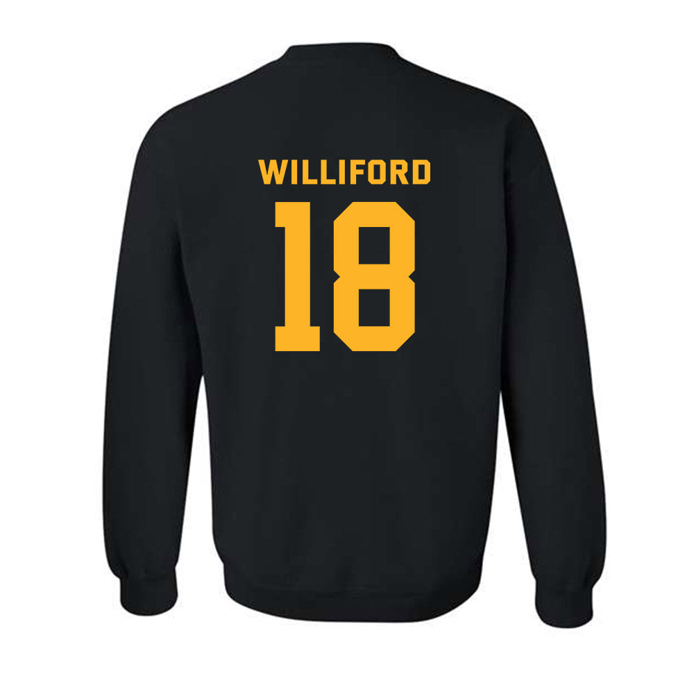 Baylor - NCAA Football : Caldra Williford - Classic Shersey Crewneck Sweatshirt-1