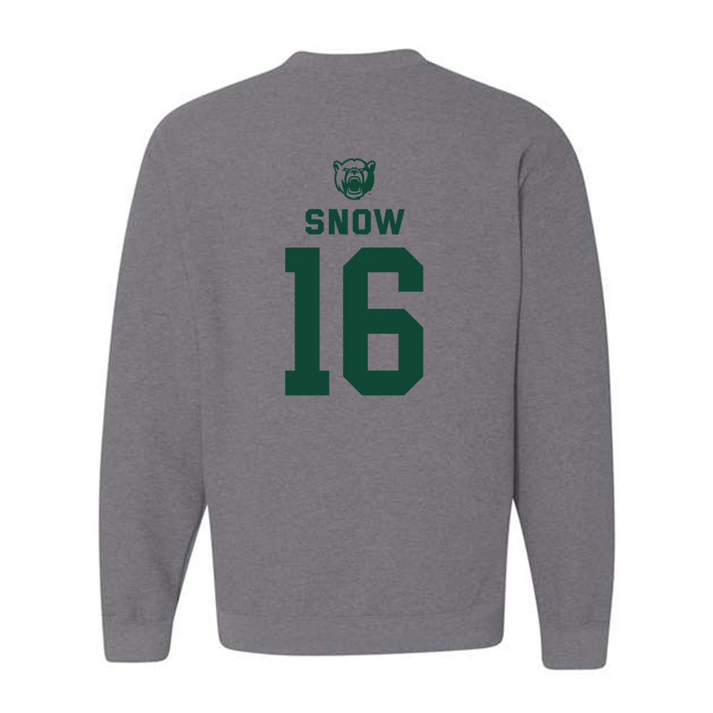 Baylor - NCAA Baseball : Hunter Snow - Classic Shersey Crewneck Sweatshirt-1