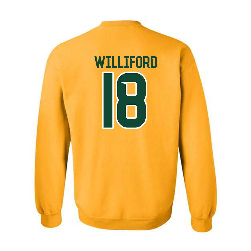 Baylor - NCAA Football : Caldra Williford - Classic Shersey Crewneck Sweatshirt-1