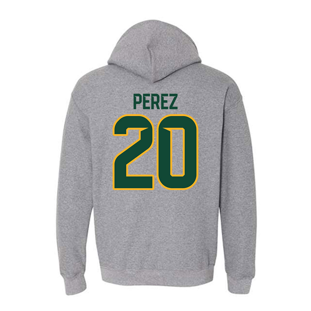Baylor - NCAA Men's Basketball : Maikcol Perez - Classic Fashion Shersey Hooded Sweatshirt-1