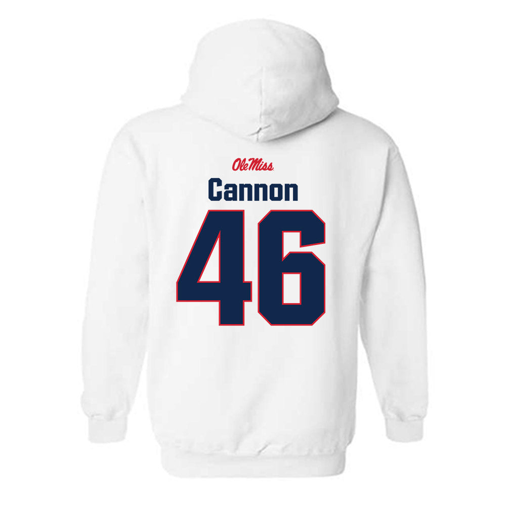 Ole Miss - NCAA Football : Cooper Cannon - Classic Shersey Hooded Sweatshirt-1