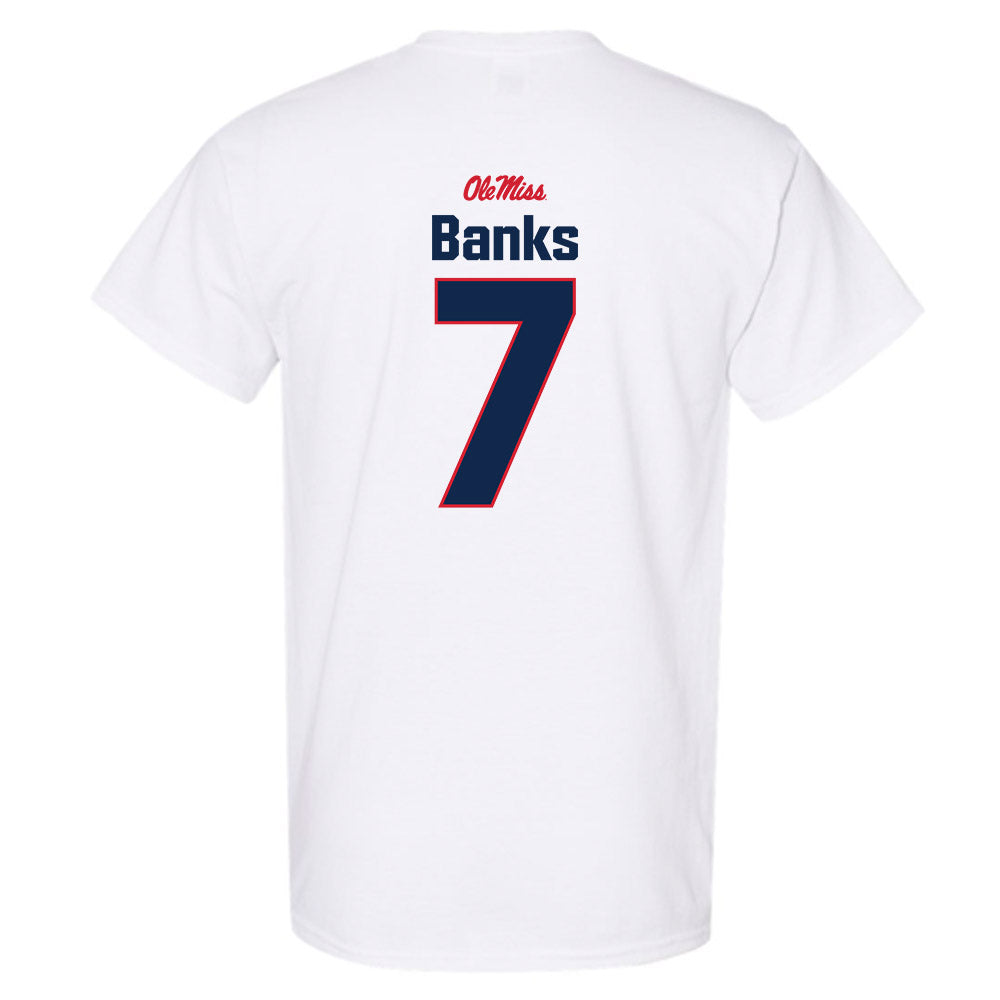 Ole Miss - NCAA Football : Travaris Banks - Classic Shersey T-Shirt-1