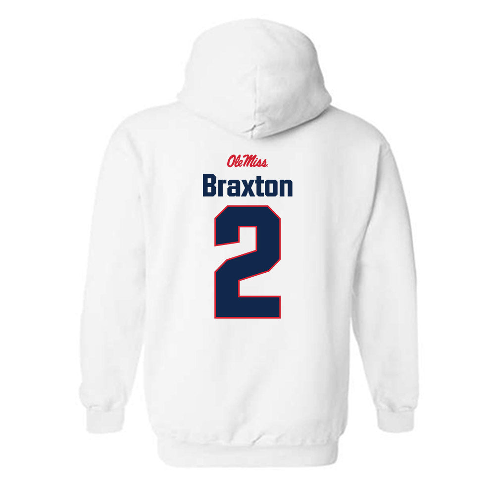 Ole Miss - NCAA Football : Jaylon Braxton - Classic Shersey Hooded Sweatshirt-1