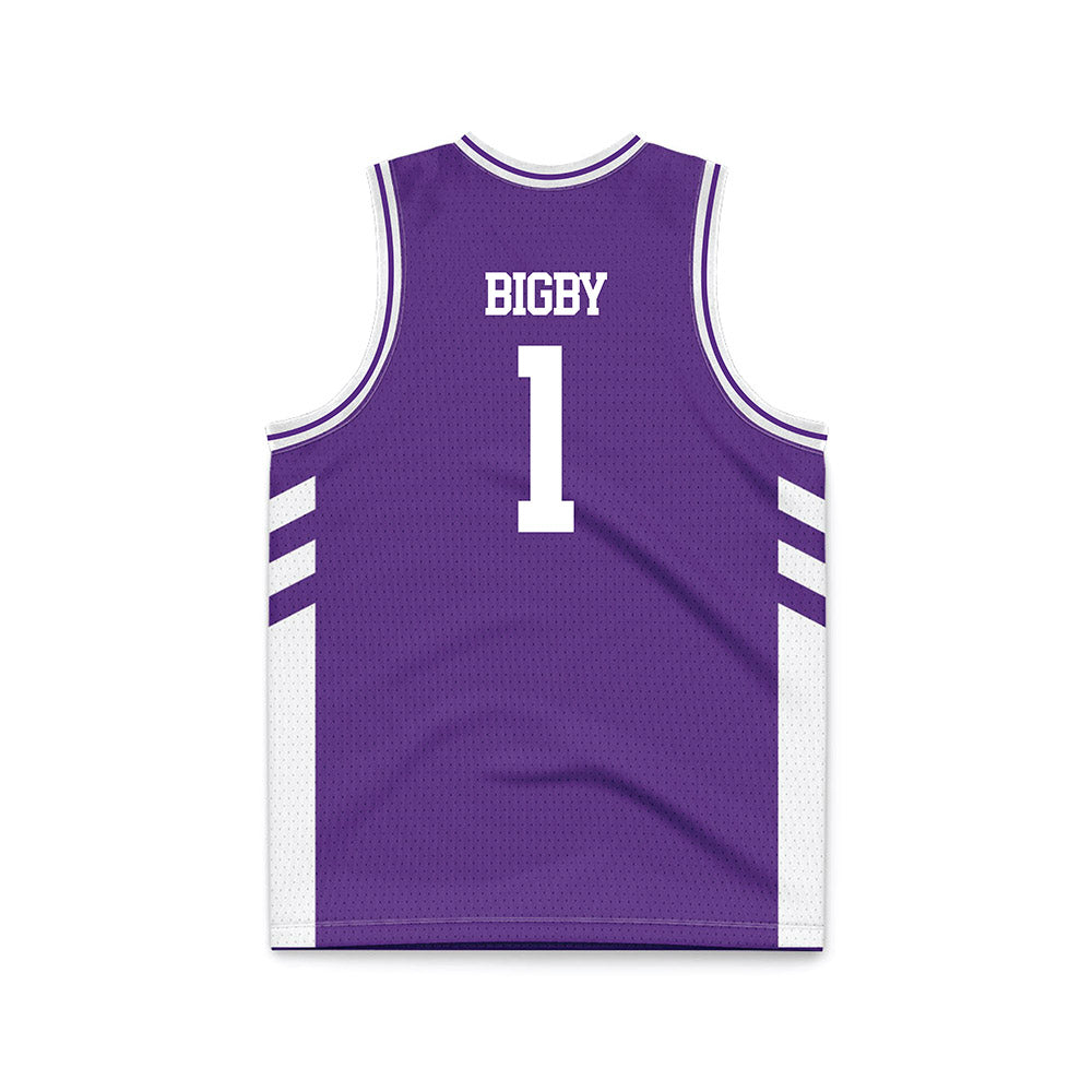 TCU - NCAA Women's Basketball : Taylor Bigby - Purple Basketball Jersey