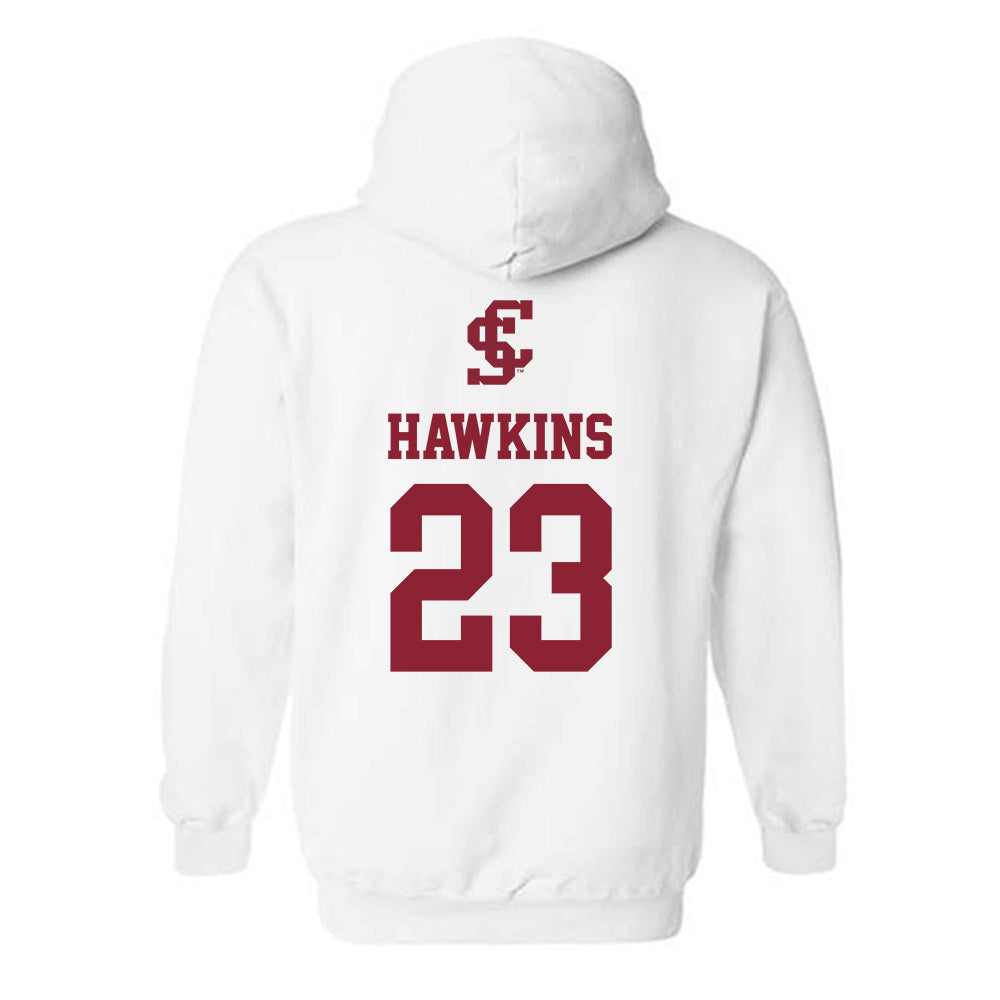 SCU - NCAA Women's Basketball : Ashley Hawkins - Hooded Sweatshirt-1