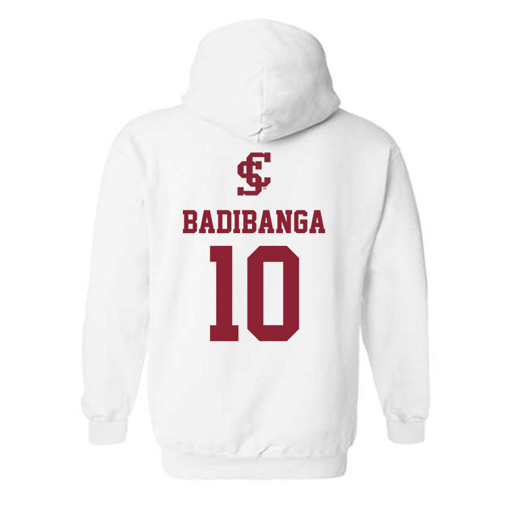 SCU - NCAA Men's Basketball : Noah Badibanga - Hooded Sweatshirt-1