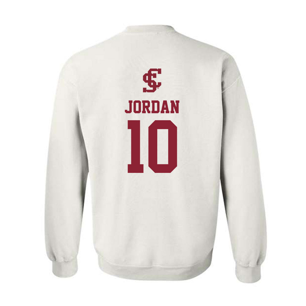 SCU - NCAA Women's Soccer : Kat Jordan - Crewneck Sweatshirt-1